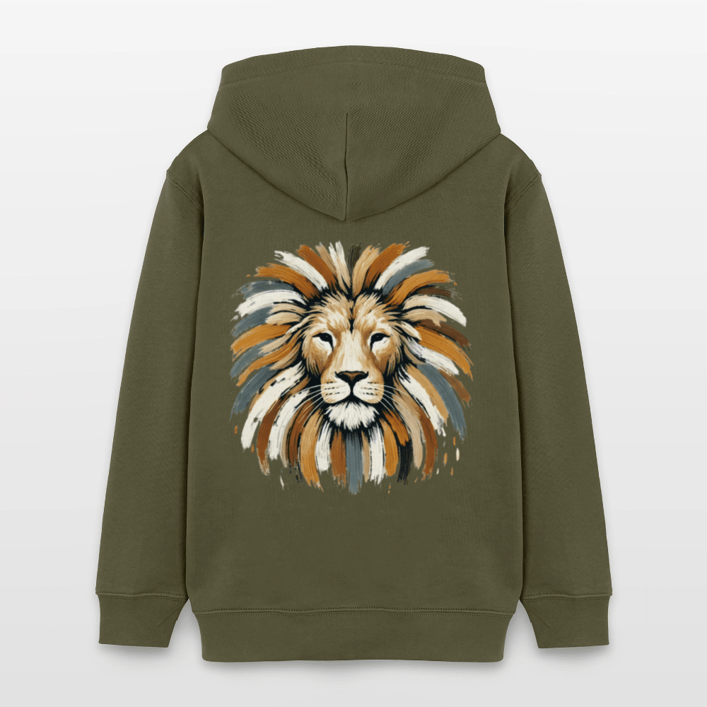 Organic Cotton Teen Hoodie (Canvas Art Lion) - Tiny Tugz™