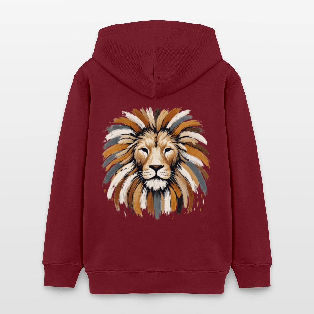Organic Cotton Teen Hoodie (Canvas Art Lion) - Tiny Tugz™