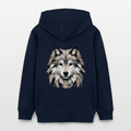 Organic Cotton Teen Hoodie (Canvas Art Wolf) - Tiny Tugz™
