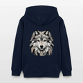 Organic Cotton Teen Hoodie (Canvas Art Wolf) - Tiny Tugz™