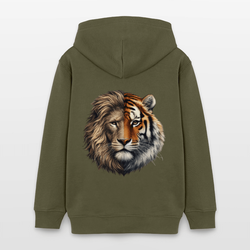 Organic Cotton Teen Hoodie (Lion & Tiger Fusion) - Tiny Tugz™