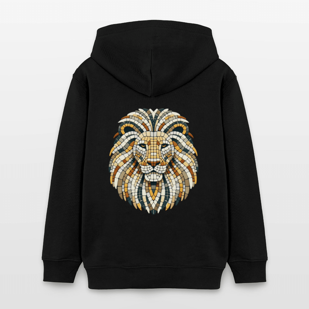 Organic Cotton Teen Hoodie (Mosaic Art Lion) - Tiny Tugz™
