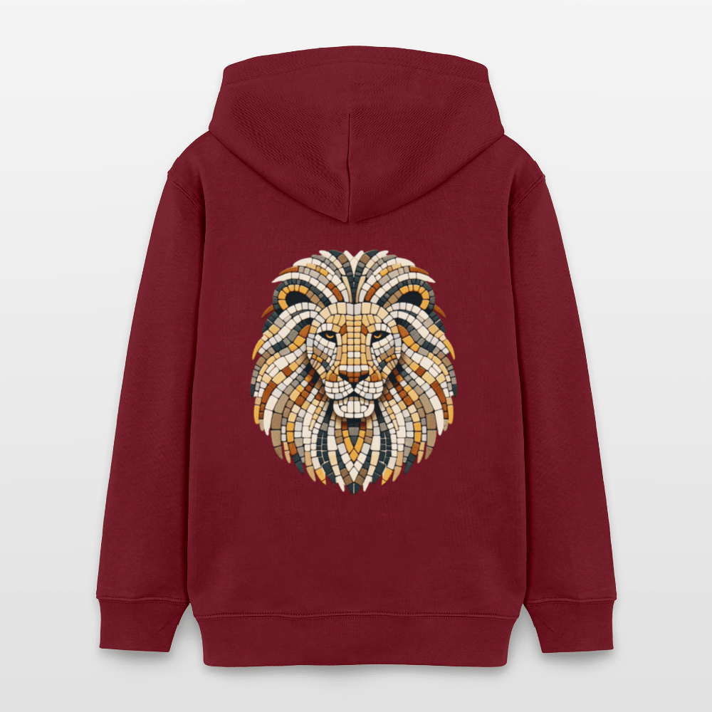 Organic Cotton Teen Hoodie (Mosaic Art Lion) - Tiny Tugz™