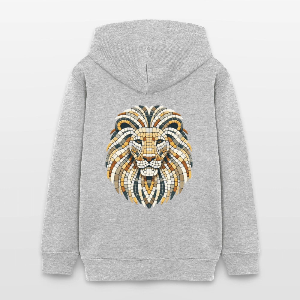 Organic Cotton Teen Hoodie (Mosaic Art Lion) - Tiny Tugz™