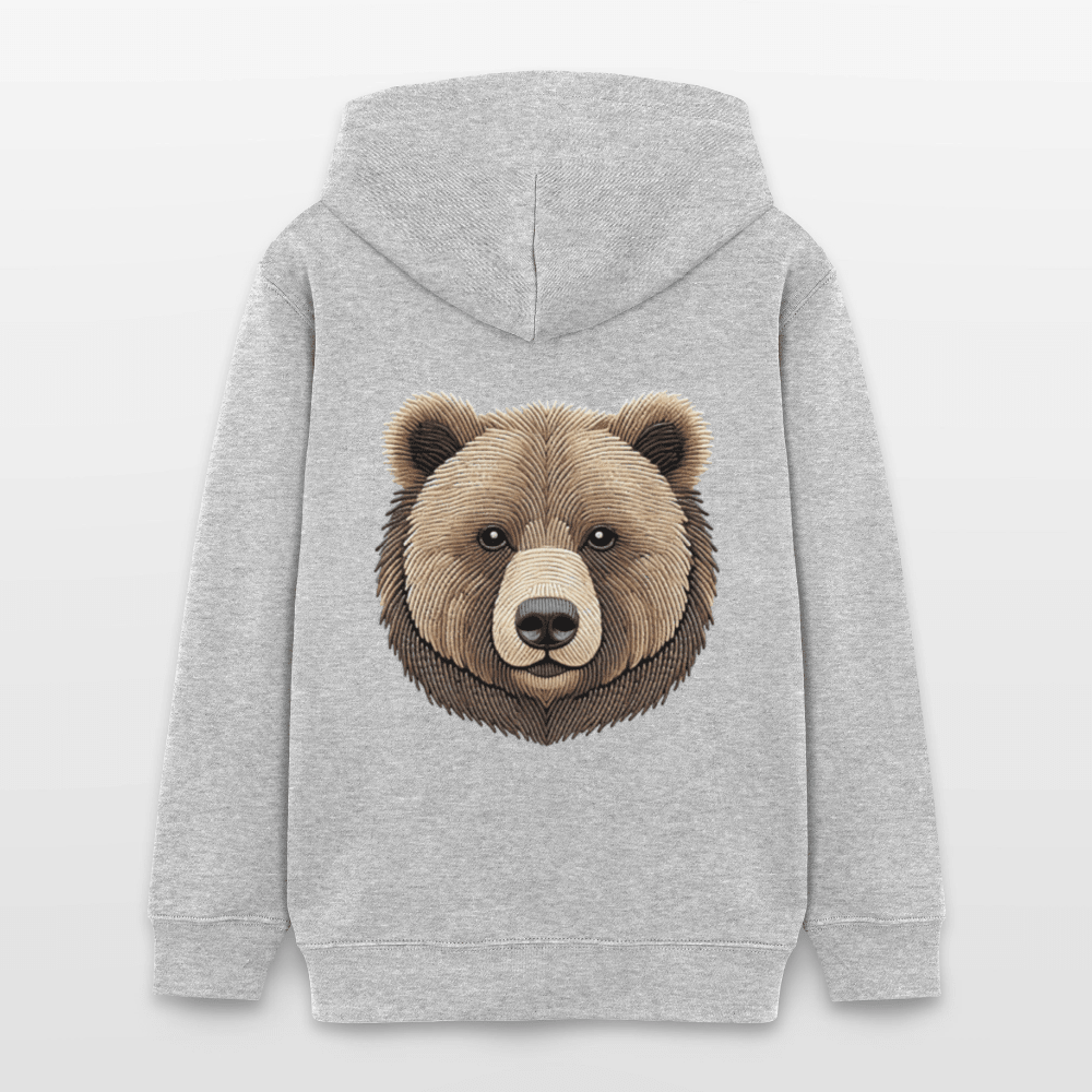 Organic Cotton Teen Hoodie (Thread Art Bear) - Tiny Tugz™