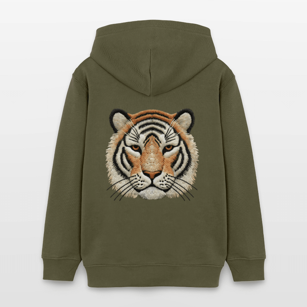 Organic Cotton Teen Hoodie (Thread Art Tiger) - Tiny Tugz™