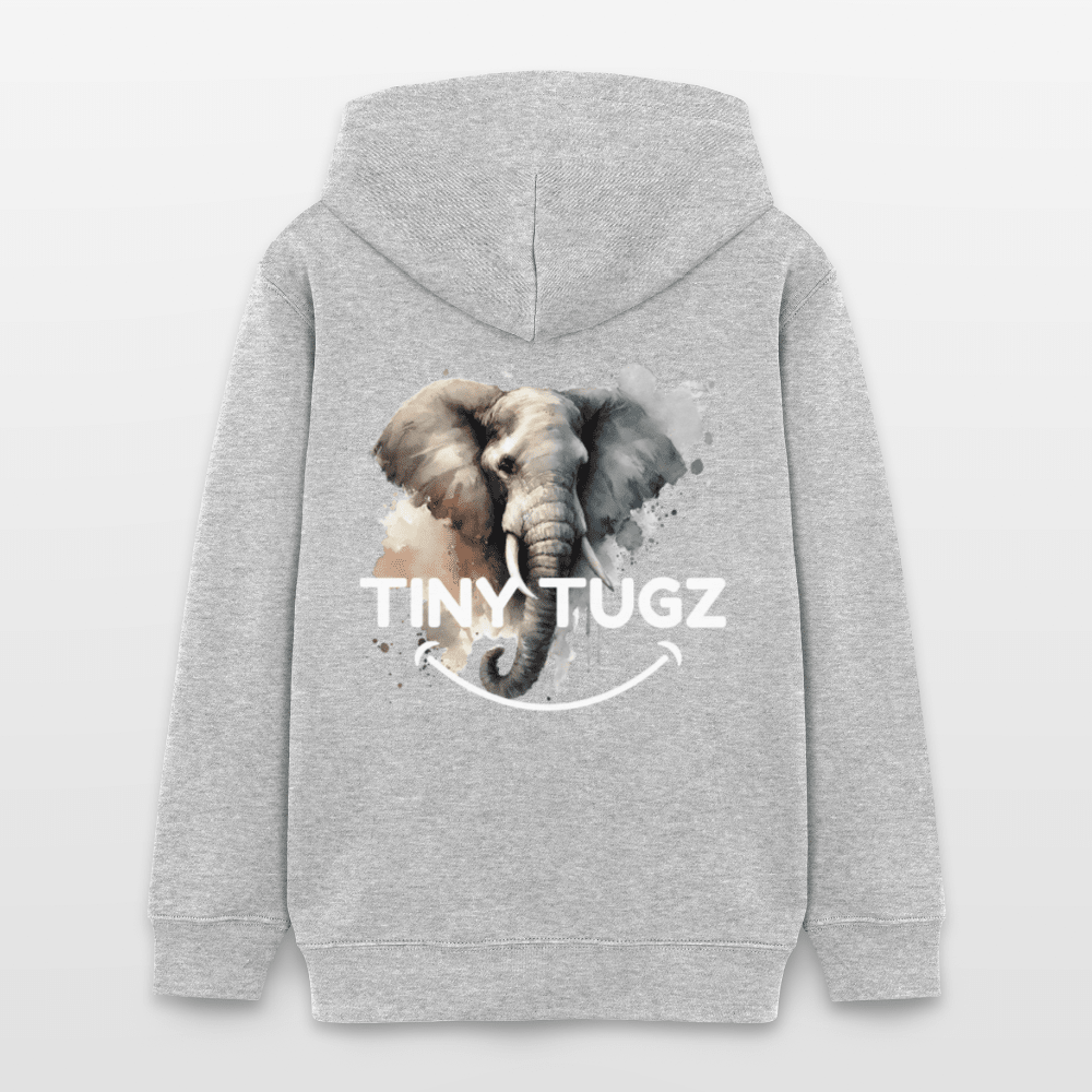 Organic Cotton Teen Hoodie (Watercolour Art Elephant) - Tiny Tugz™
