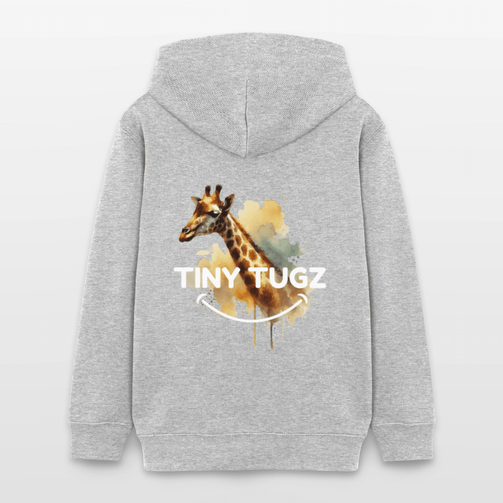 Organic Cotton Teen Hoodie (Watercolour Art Giraffe) - Tiny Tugz™