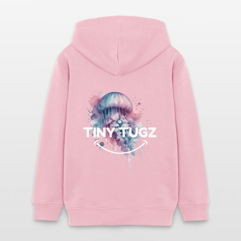 Organic Cotton Teen Hoodie (Watercolour Art Jellyfish) - Tiny Tugz™