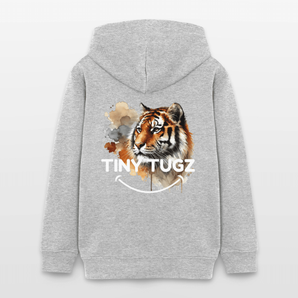Organic Cotton Teen Hoodie (Watercolour Art Tiger) - Tiny Tugz™