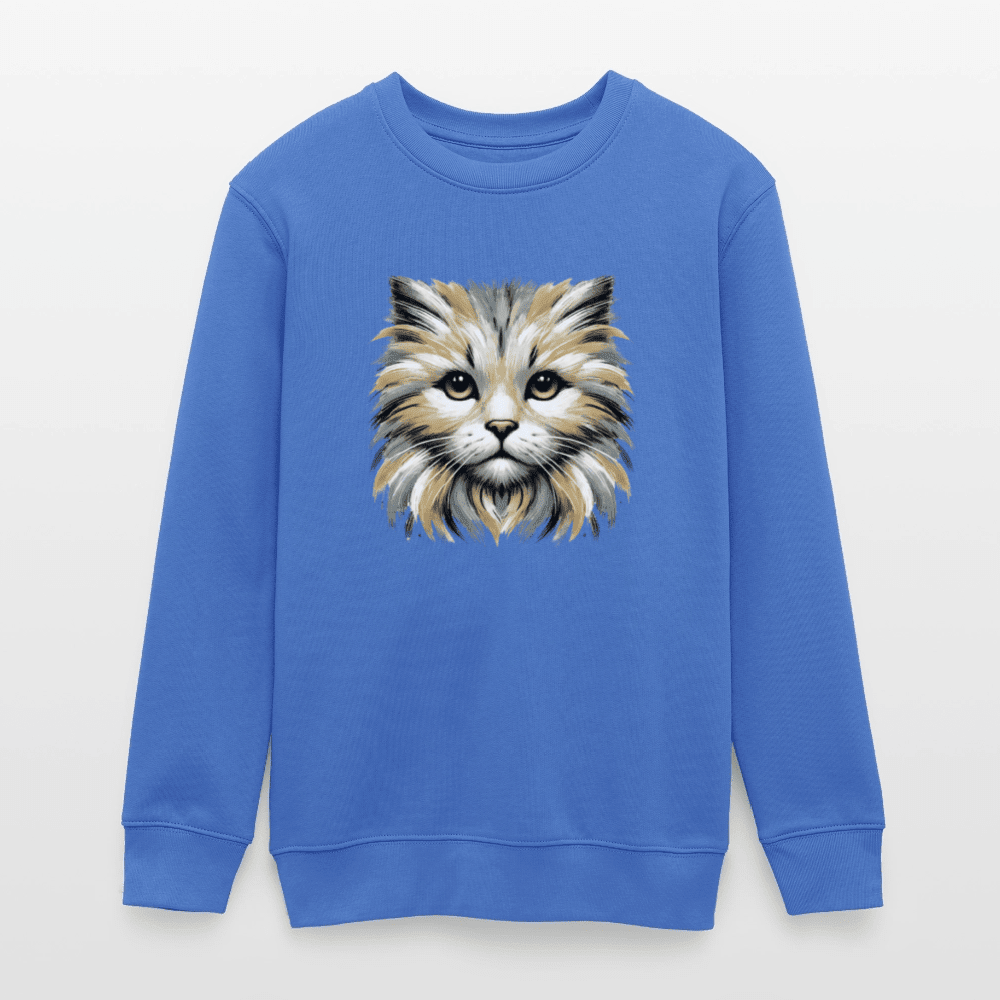 Organic Cotton Teen Sweatshirt (Canvas Art Cat) - Tiny Tugz™