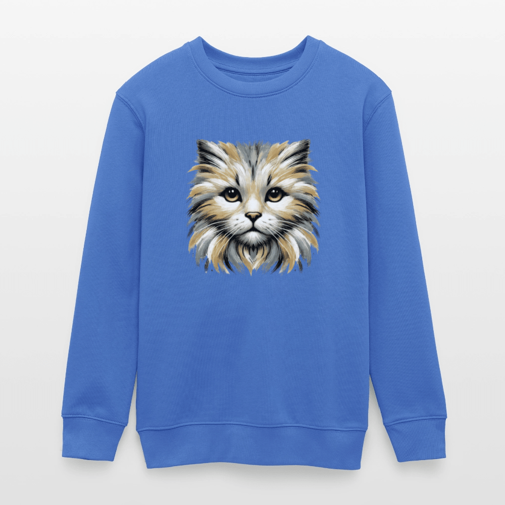 Organic Cotton Teen Sweatshirt (Canvas Art Cat) - Tiny Tugz™