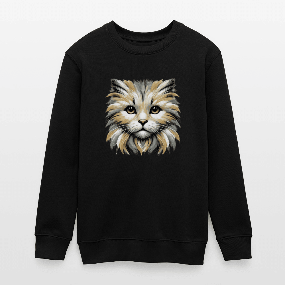 Organic Cotton Teen Sweatshirt (Canvas Art Cat) - Tiny Tugz™