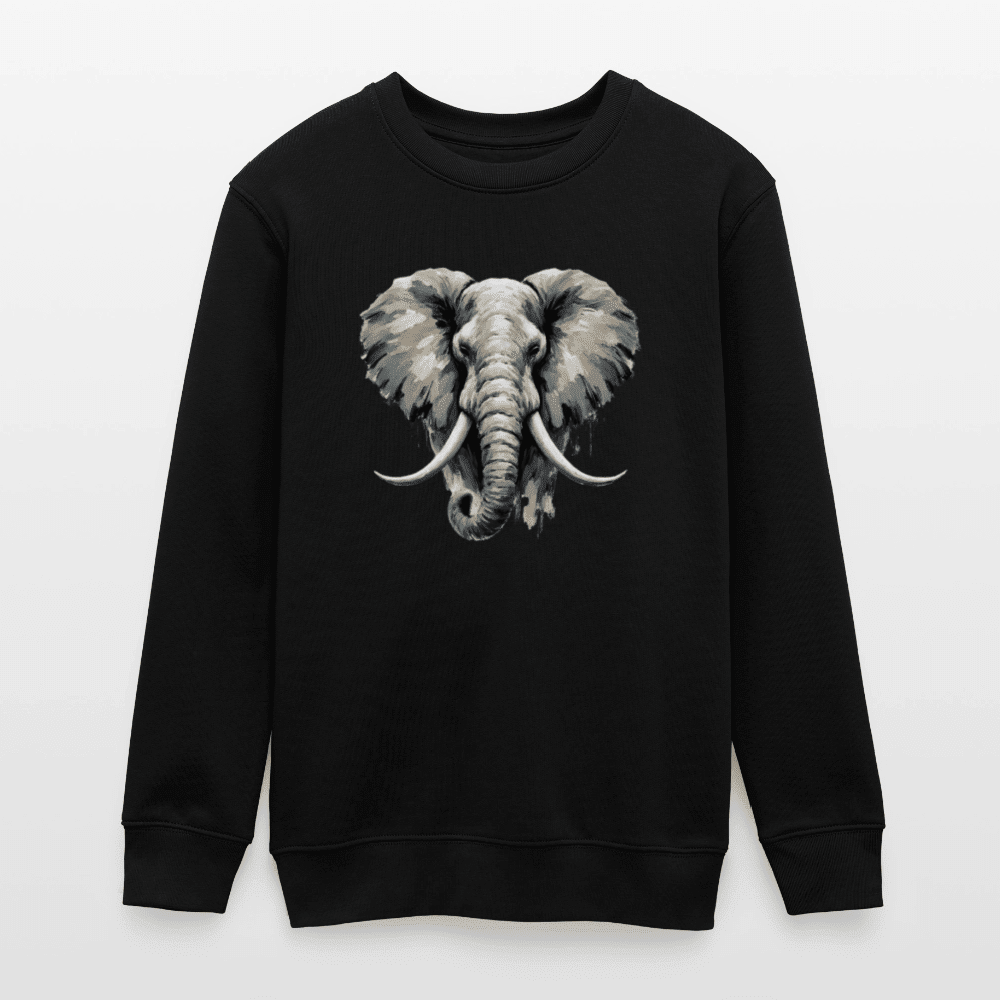 Organic Cotton Teen Sweatshirt (Canvas Art Elephant) - Tiny Tugz™
