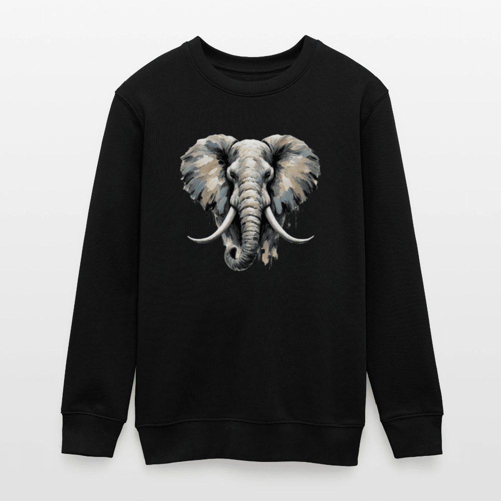 Organic Cotton Teen Sweatshirt (Canvas Art Elephant) - Tiny Tugz™