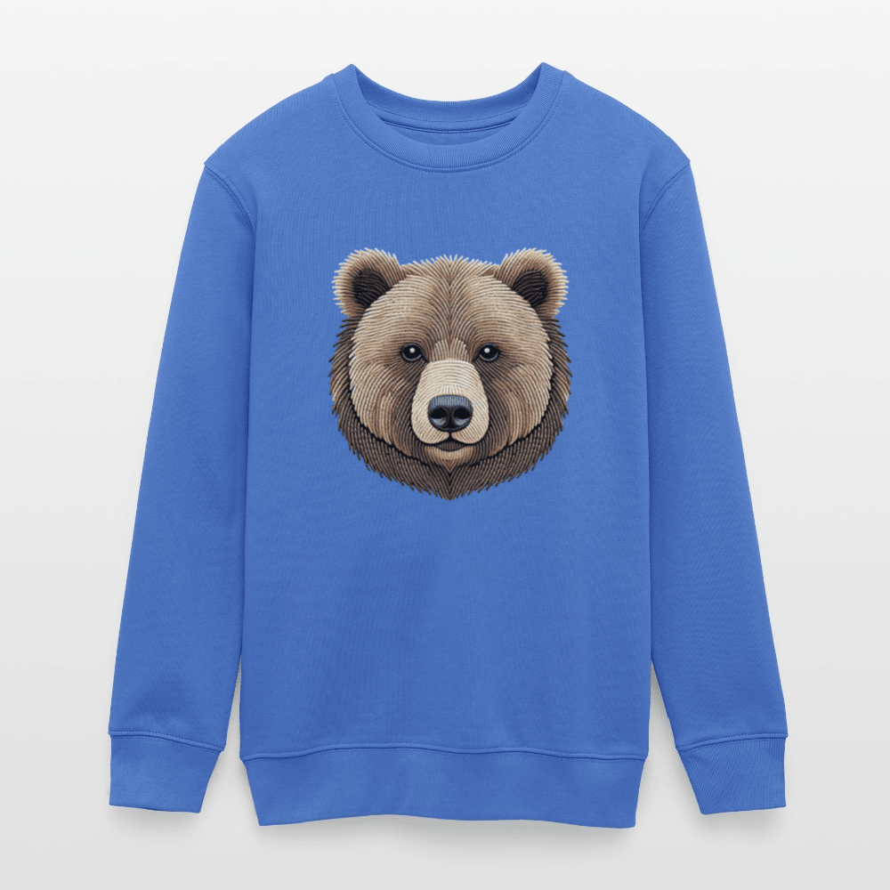 Organic Cotton Teen Sweatshirt (Thread Art Bear) - Tiny Tugz™