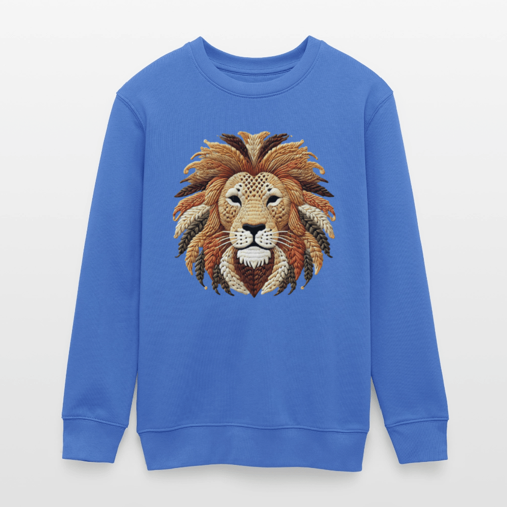 Organic Cotton Teen Sweatshirt (Thread Art Lion) - Tiny Tugz™