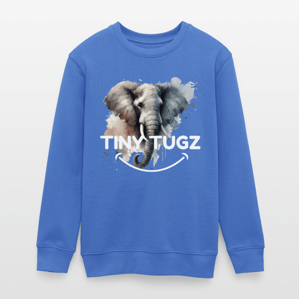 Organic Cotton Teen Sweatshirt (Watercolour Art Elephant) - Tiny Tugz™