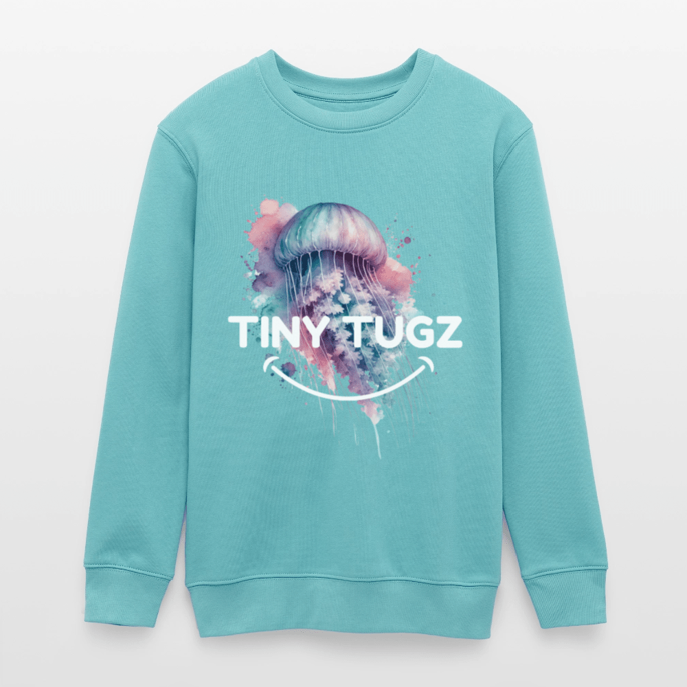 Organic Cotton Teen Sweatshirt (Watercolour Art Jellyfish) - Tiny Tugz™