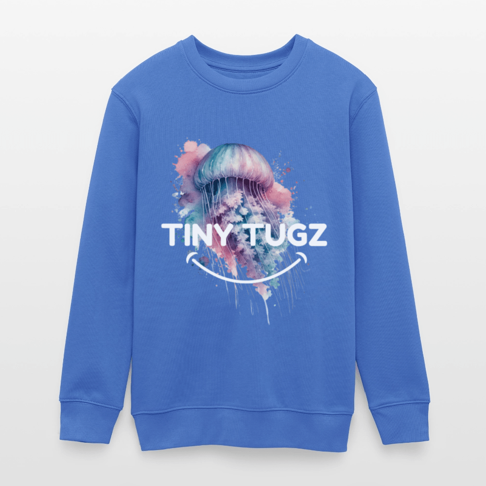 Organic Cotton Teen Sweatshirt (Watercolour Art Jellyfish) - Tiny Tugz™