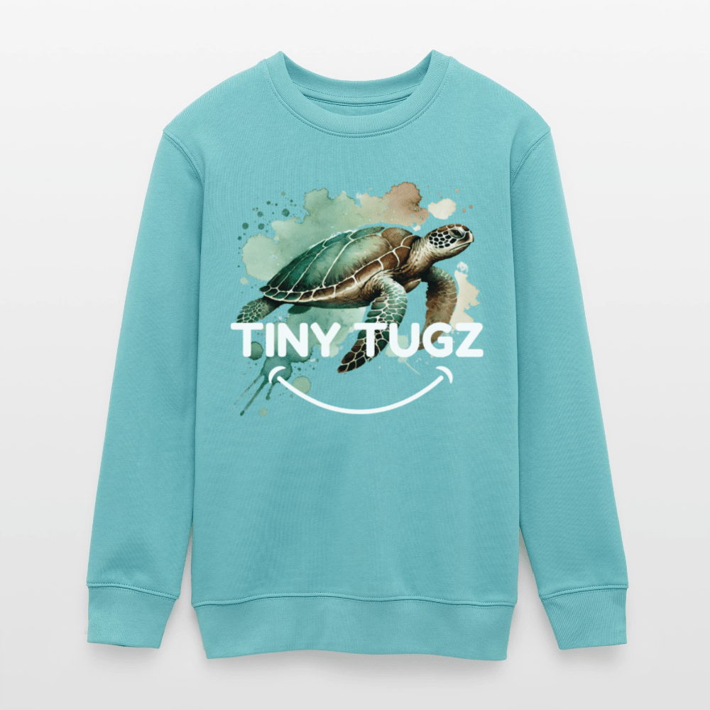 Organic Cotton Teen Sweatshirt (Watercolour Art Turtle) - Tiny Tugz™