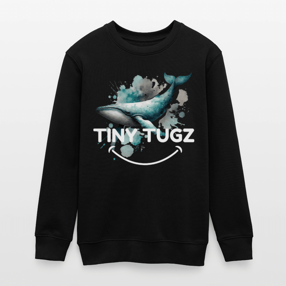 Organic Cotton Teen Sweatshirt (Watercolour Art Whale) - Tiny Tugz™