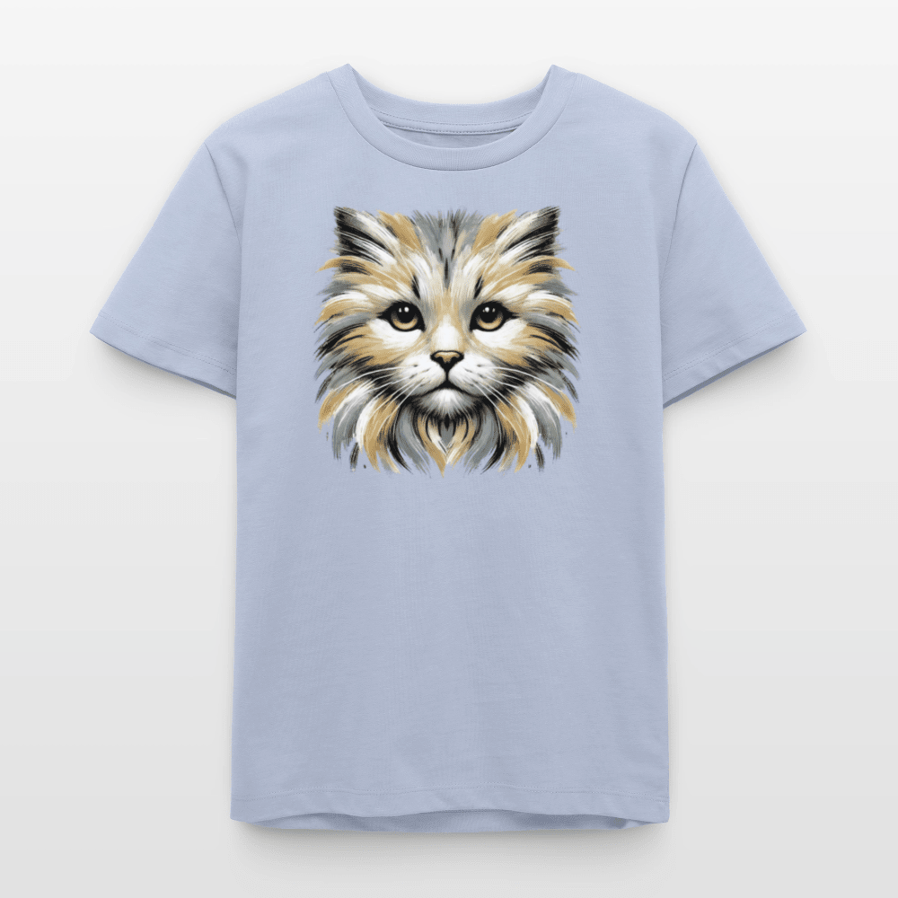 Organic Cotton Teen T-Shirt (Canvas Art Cat) - Tiny Tugz™