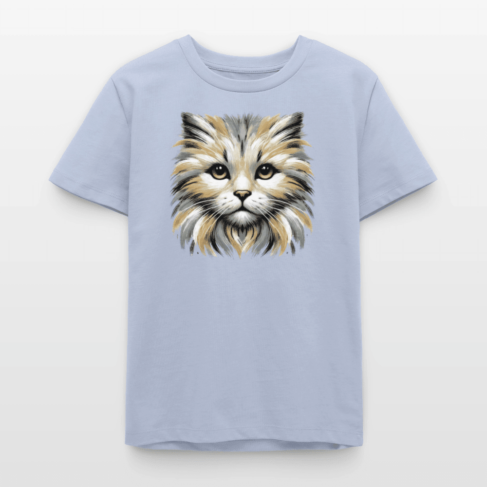 Organic Cotton Teen T-Shirt (Canvas Art Cat) - Tiny Tugz™