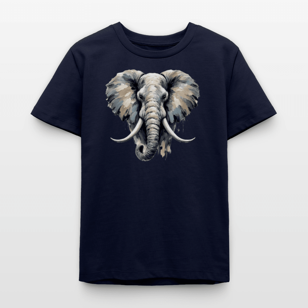 Organic Cotton Teen T-Shirt (Canvas Art Elephant) - Tiny Tugz™