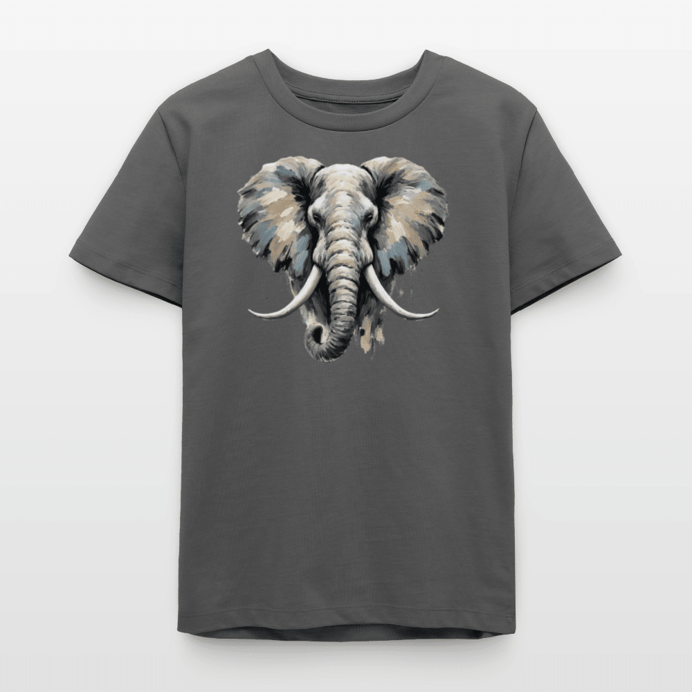 Organic Cotton Teen T-Shirt (Canvas Art Elephant) - Tiny Tugz™
