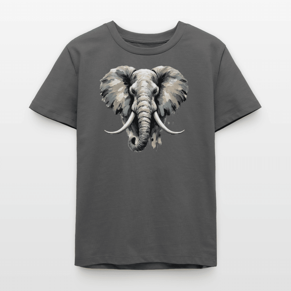 Organic Cotton Teen T-Shirt (Canvas Art Elephant) - Tiny Tugz™