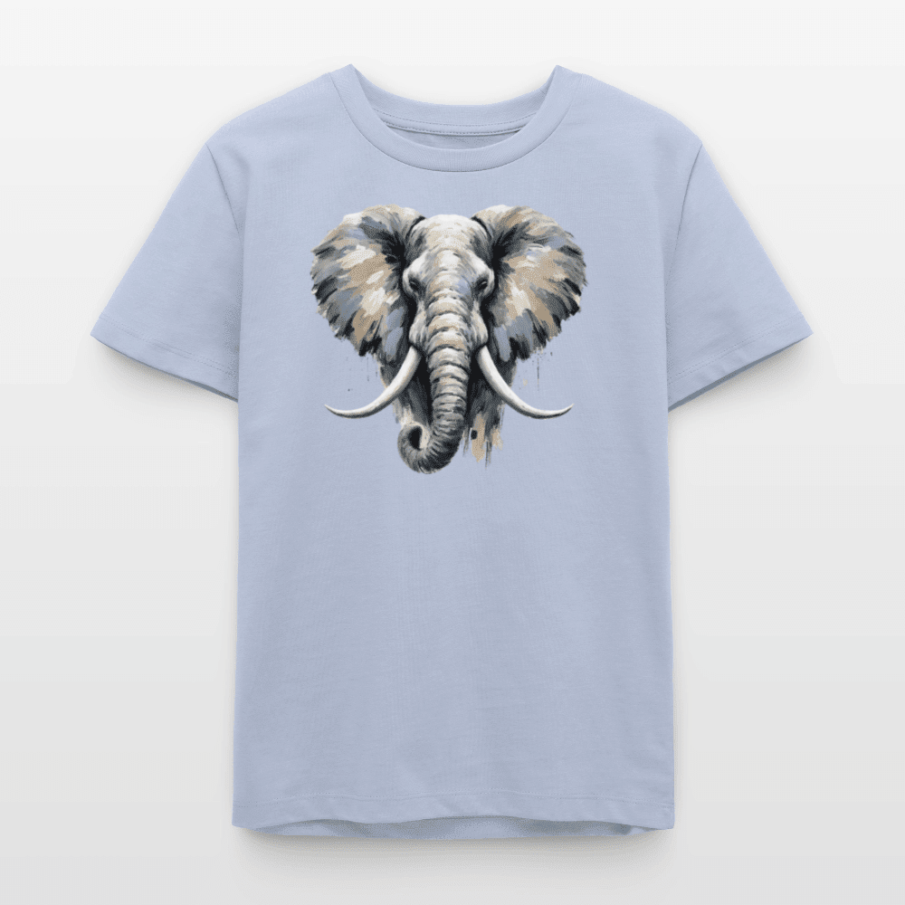 Organic Cotton Teen T-Shirt (Canvas Art Elephant) - Tiny Tugz™