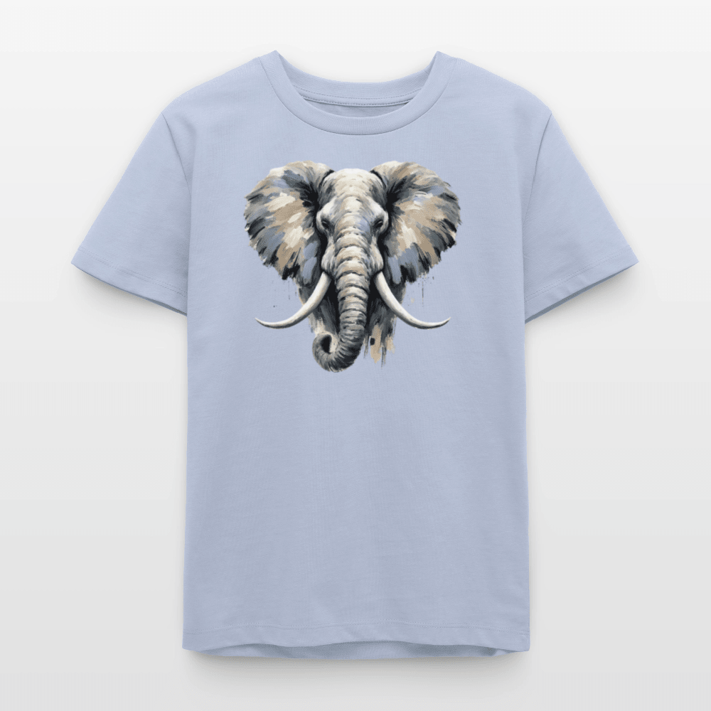 Organic Cotton Teen T-Shirt (Canvas Art Elephant) - Tiny Tugz™