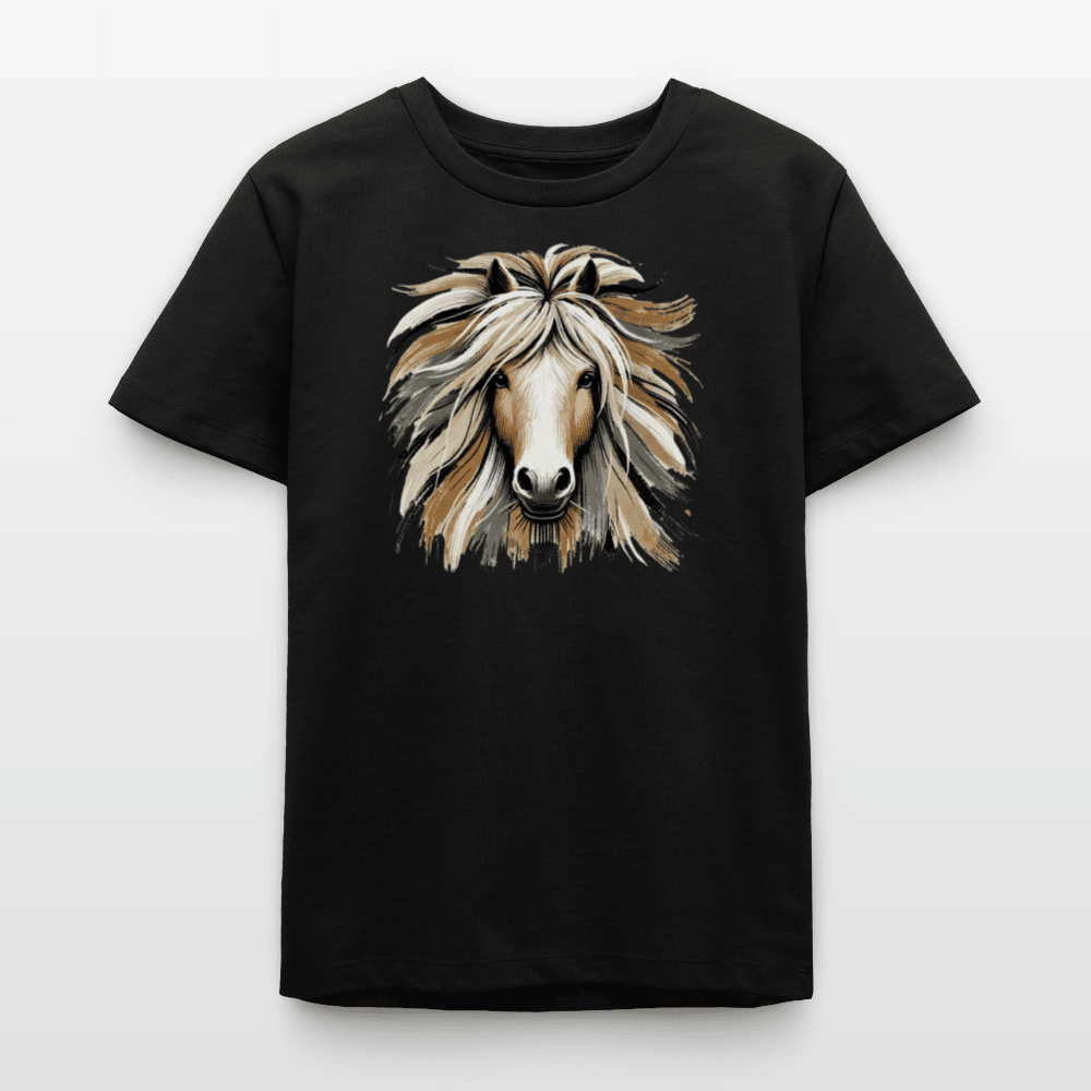 Organic Cotton Teen T-Shirt (Canvas Art Horse) - Tiny Tugz™