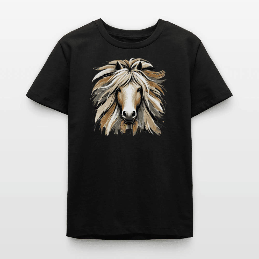 Organic Cotton Teen T-Shirt (Canvas Art Horse) - Tiny Tugz™