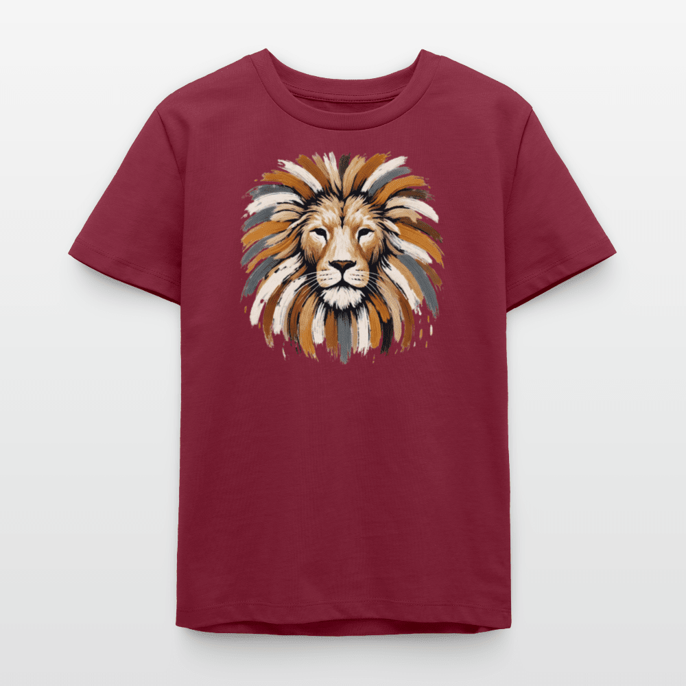 Organic Cotton Teen T-Shirt (Canvas Art Lion) - Tiny Tugz™