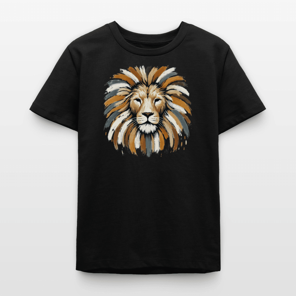 Organic Cotton Teen T-Shirt (Canvas Art Lion) - Tiny Tugz™