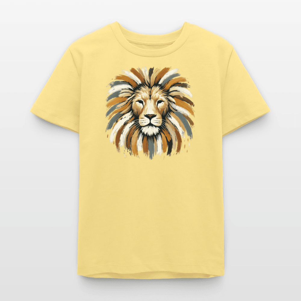 Organic Cotton Teen T-Shirt (Canvas Art Lion) - Tiny Tugz™