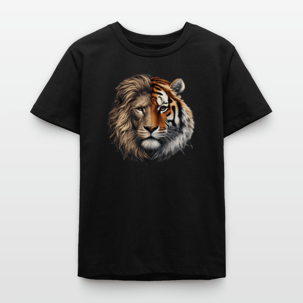 Organic Cotton Teen T-Shirt (Lion & Tiger Fusion) - Tiny Tugz™