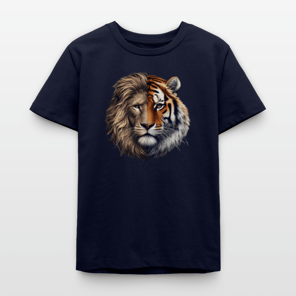 Organic Cotton Teen T-Shirt (Lion & Tiger Fusion) - Tiny Tugz™