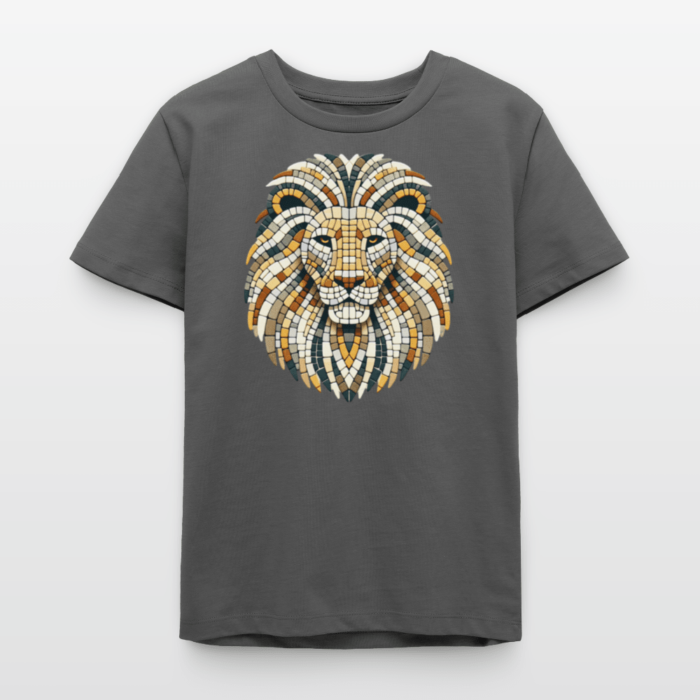 Organic Cotton Teen T-Shirt (Mosaic Art Lion) - Tiny Tugz™