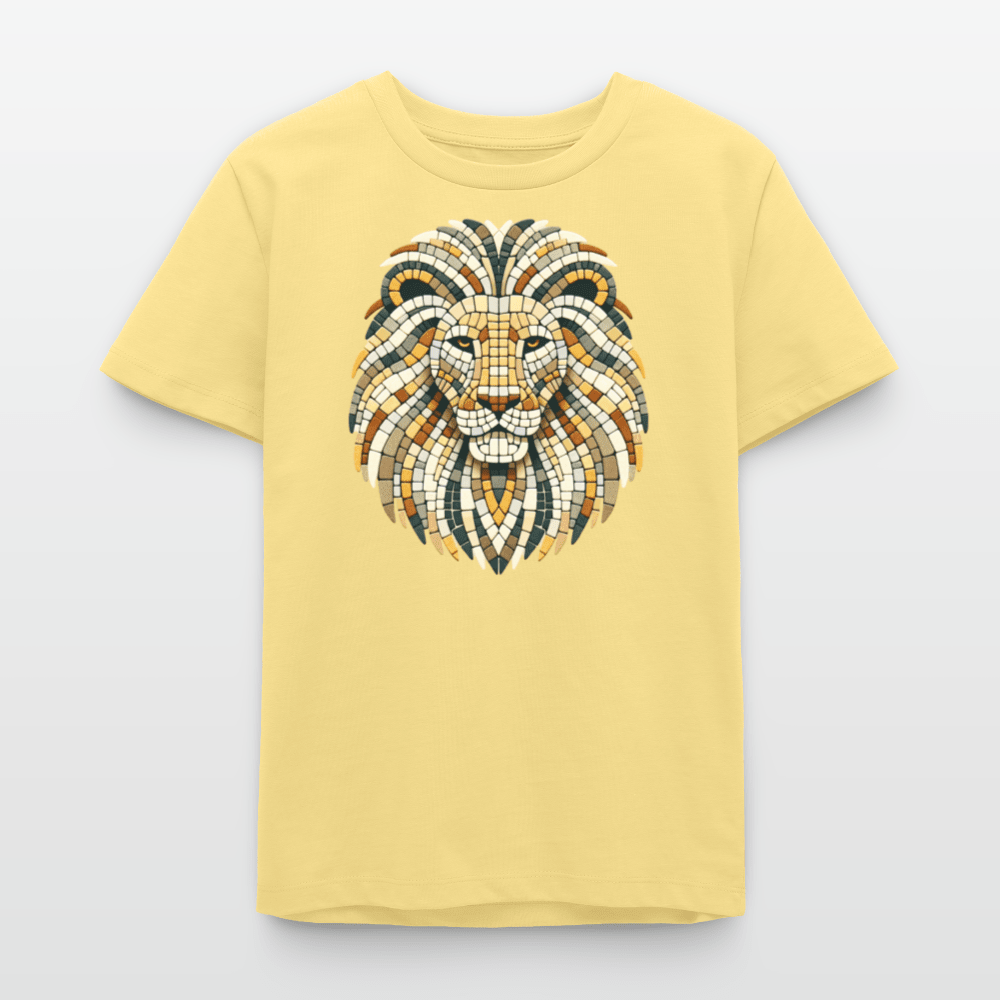 Organic Cotton Teen T-Shirt (Mosaic Art Lion) - Tiny Tugz™