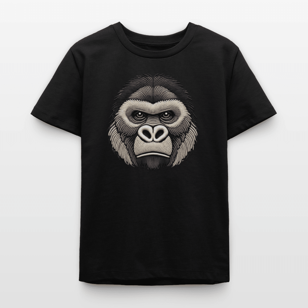 Organic Cotton Teen T-Shirt (Thread Art Gorilla) - Tiny Tugz™