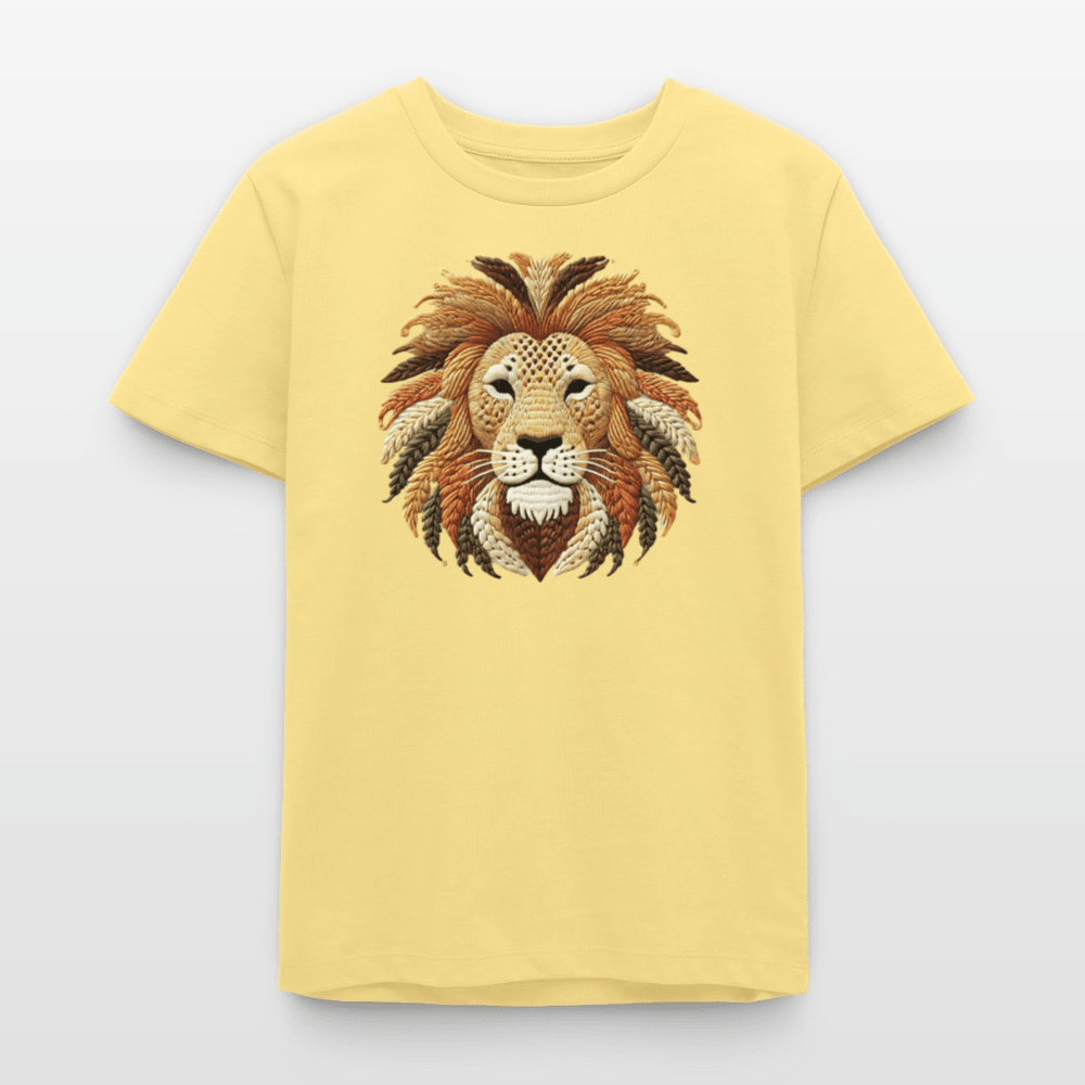 Organic Cotton Teen T-Shirt (Thread Art Lion) - Tiny Tugz™