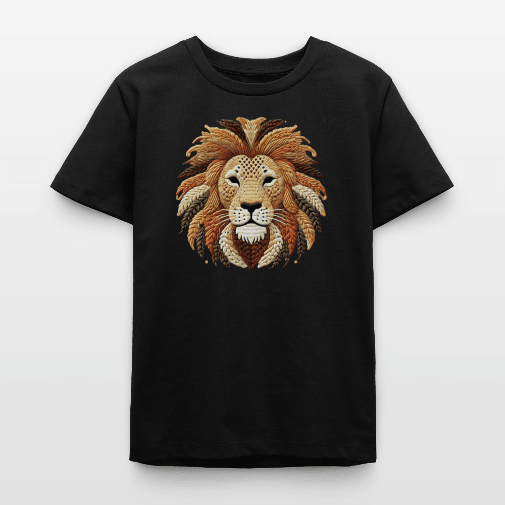 Organic Cotton Teen T-Shirt (Thread Art Lion) - Tiny Tugz™