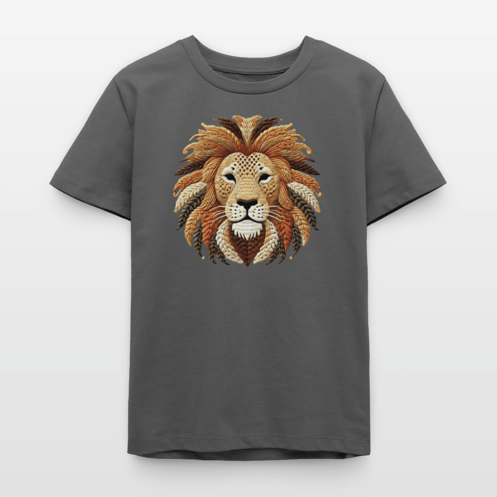 Organic Cotton Teen T-Shirt (Thread Art Lion) - Tiny Tugz™