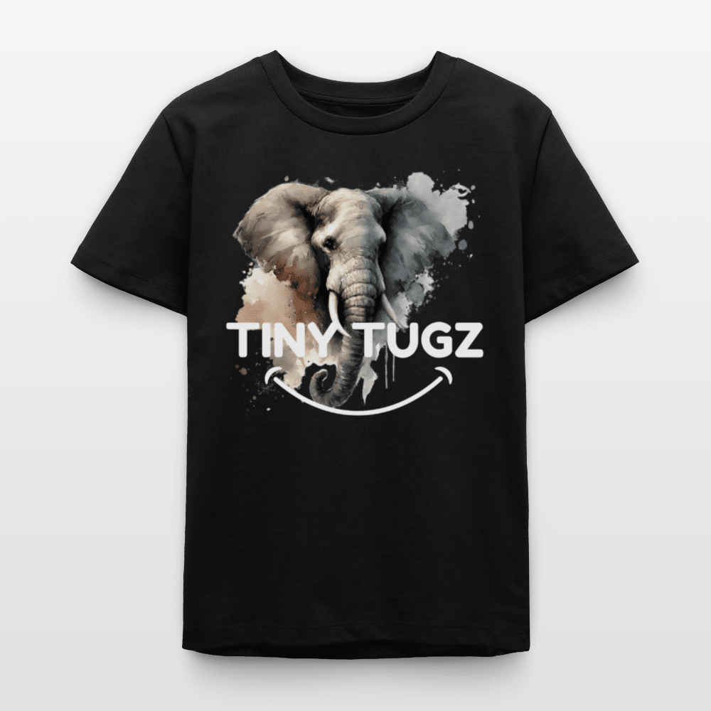 Organic Cotton Teen T-Shirt (Watercolour Art Elephant) - Tiny Tugz™