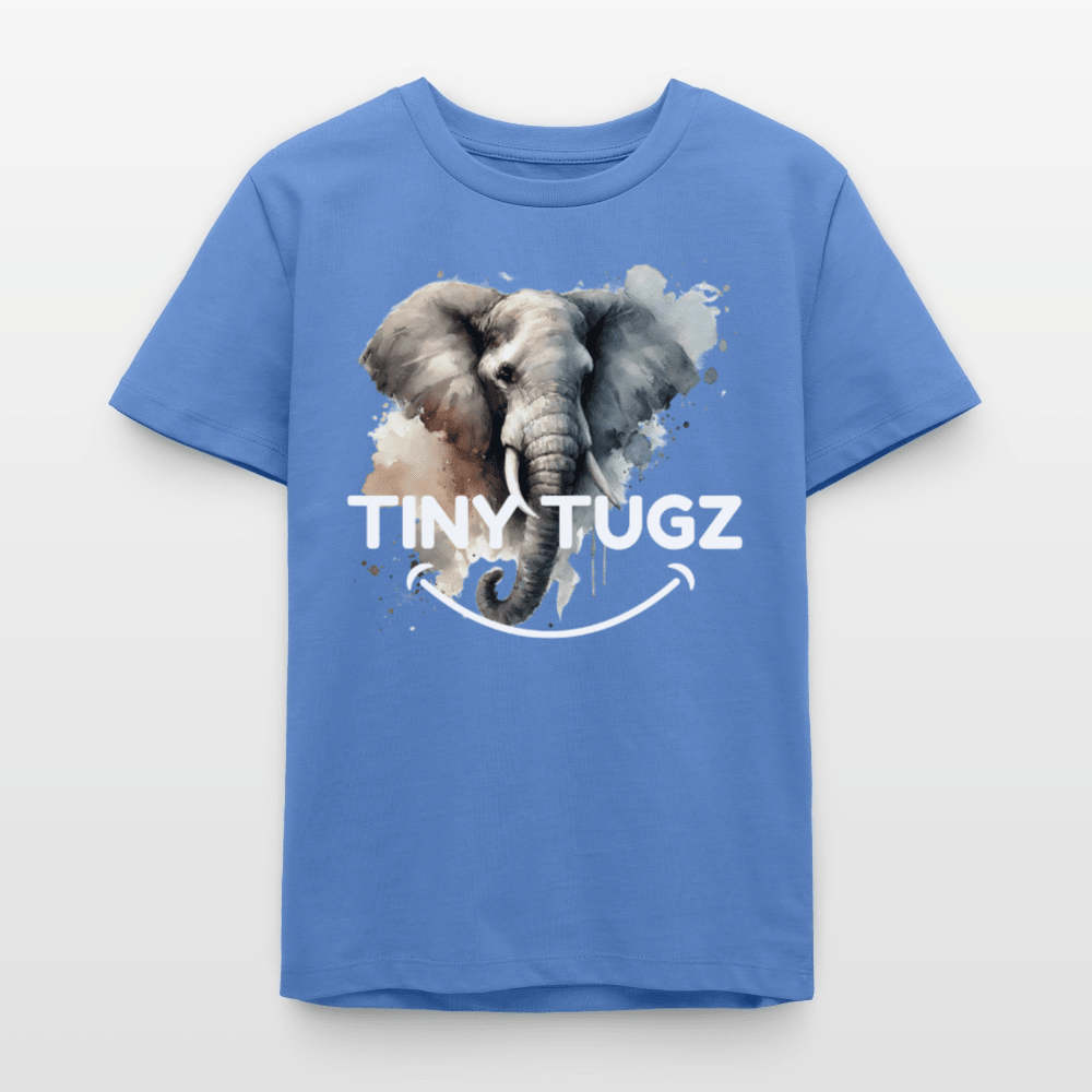 Organic Cotton Teen T-Shirt (Watercolour Art Elephant) - Tiny Tugz™