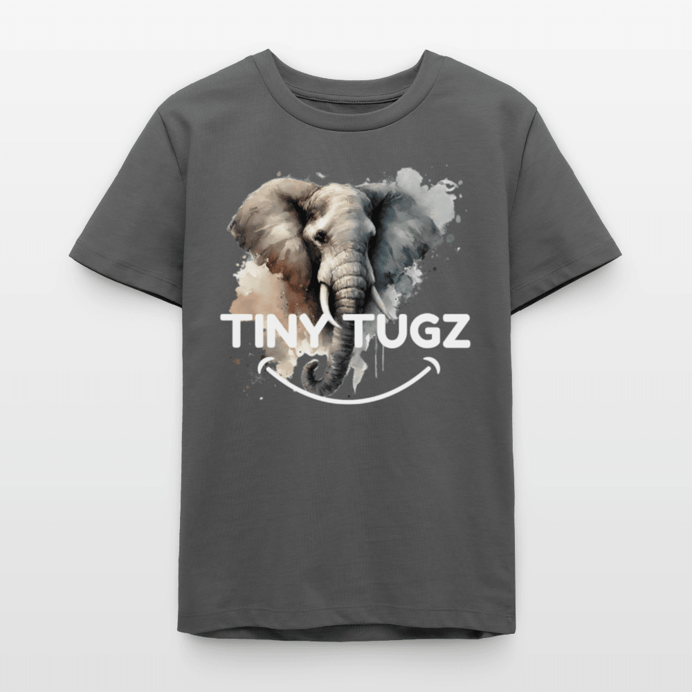 Organic Cotton Teen T-Shirt (Watercolour Art Elephant) - Tiny Tugz™