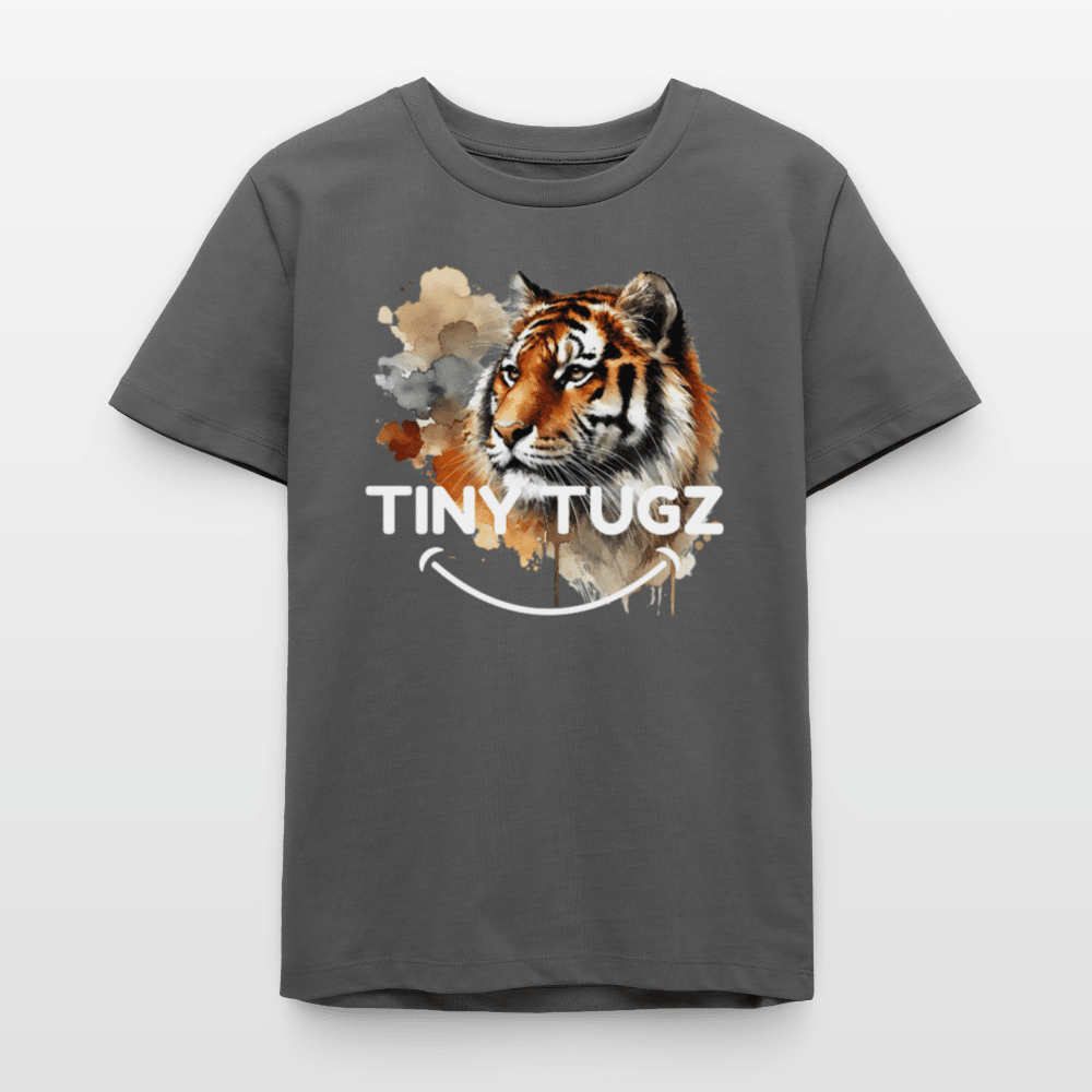 Organic Cotton Teen T-Shirt (Watercolour Art Tiger) - Tiny Tugz™